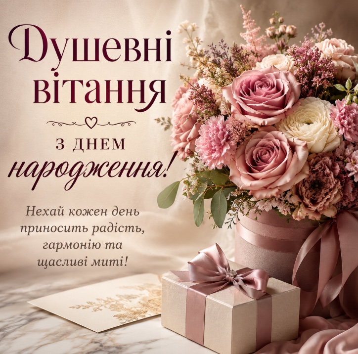 Душевні вітання
