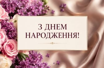 Гарне привітання з днем народження жінці