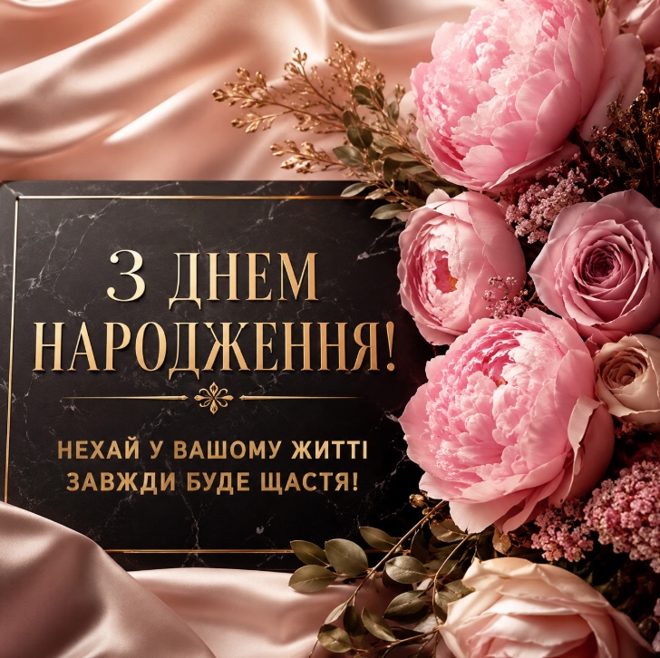 Особливе привітання з днем народження жінці