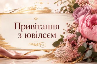 Привітання з ювілеєм жінці