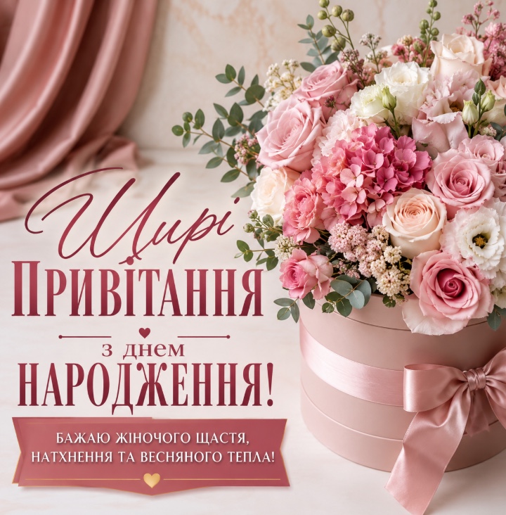 Щирі привітання